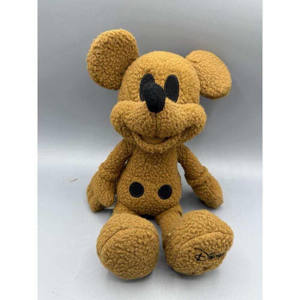 Disney x American Eagle Mickey Mouse Plush Brown Sherpa 12” Stuffed